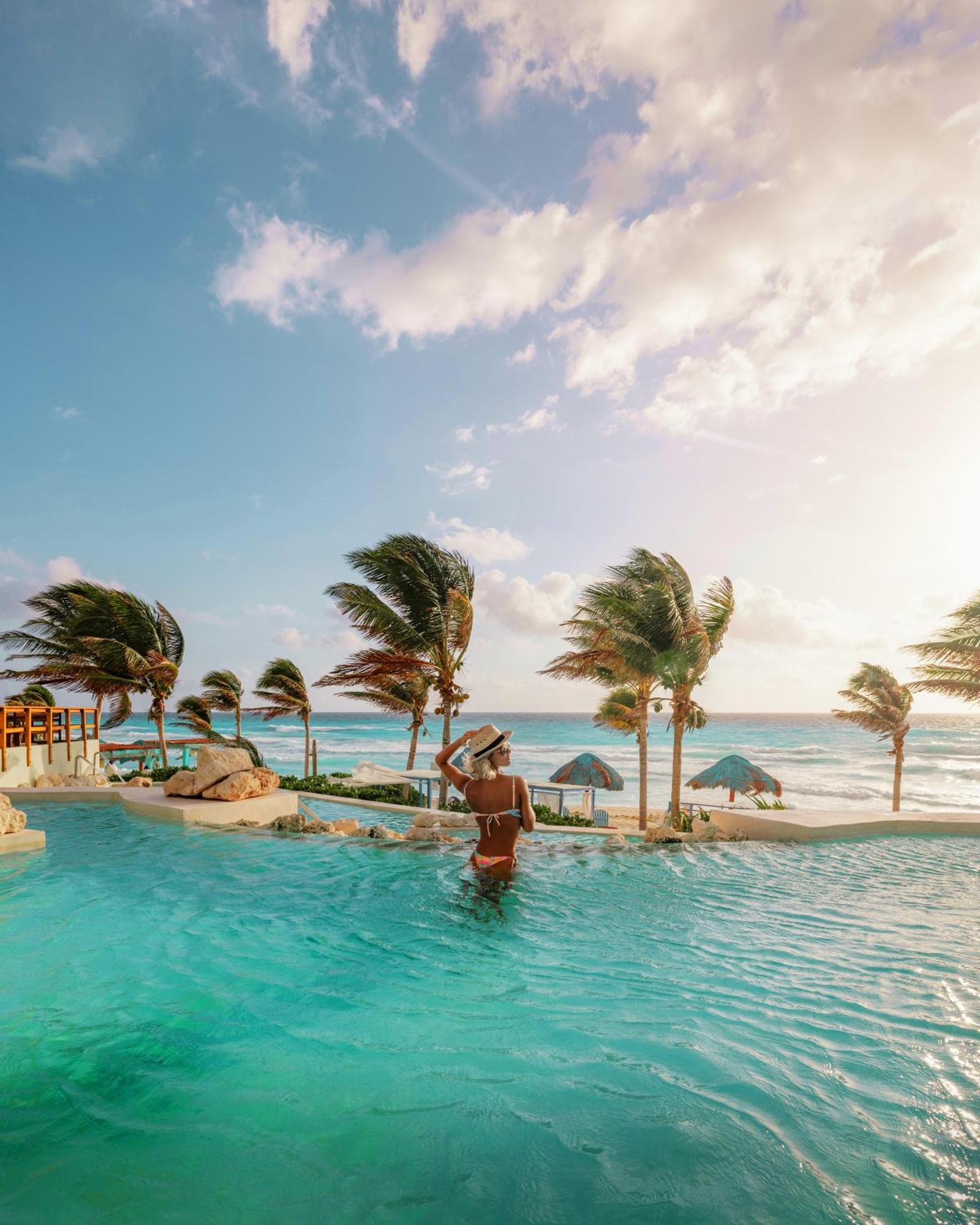 The Pyramid Cancun By Oasis Exteriör bild Beach at the Grand at Moon Palace